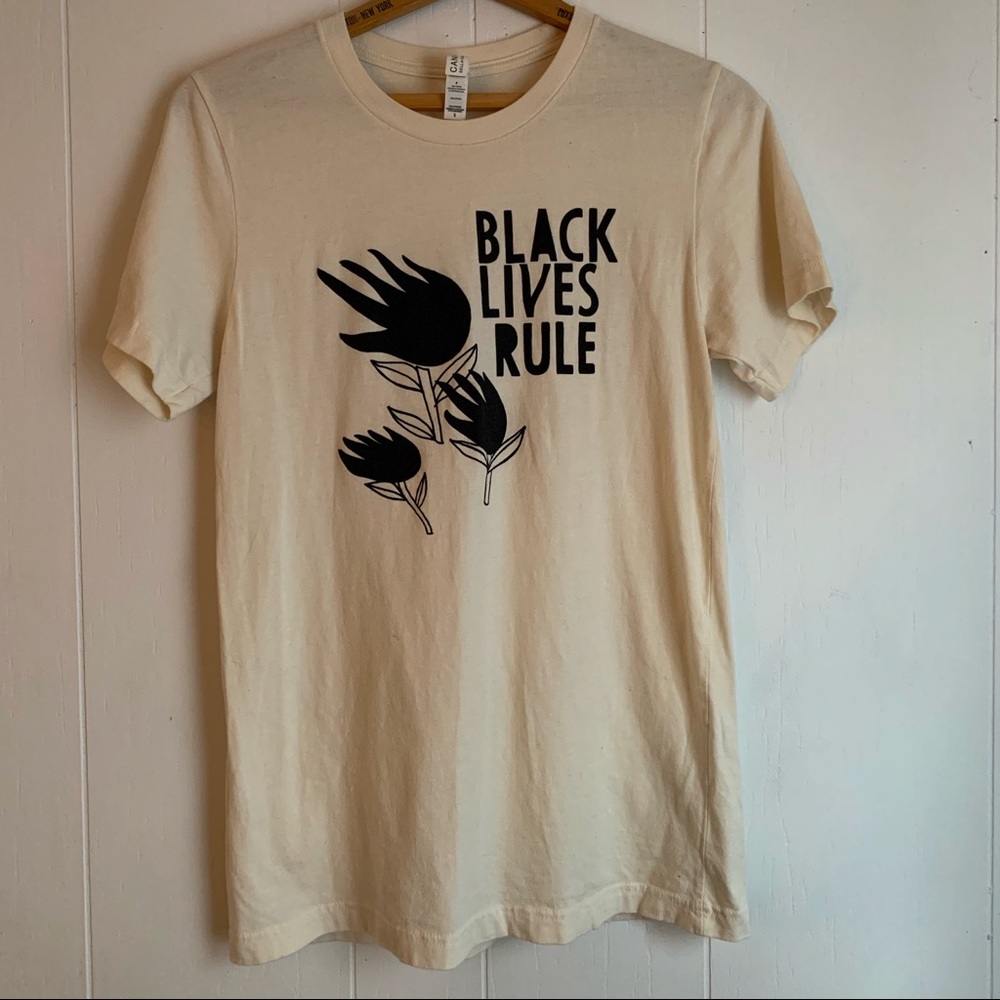 “Black Lives Rule” graphic tee by Anis Mojgani